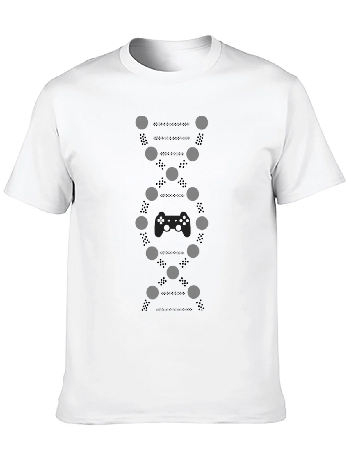 Gamer DNA Graphic Tee - Black Cotton T-Shirt product image 9
