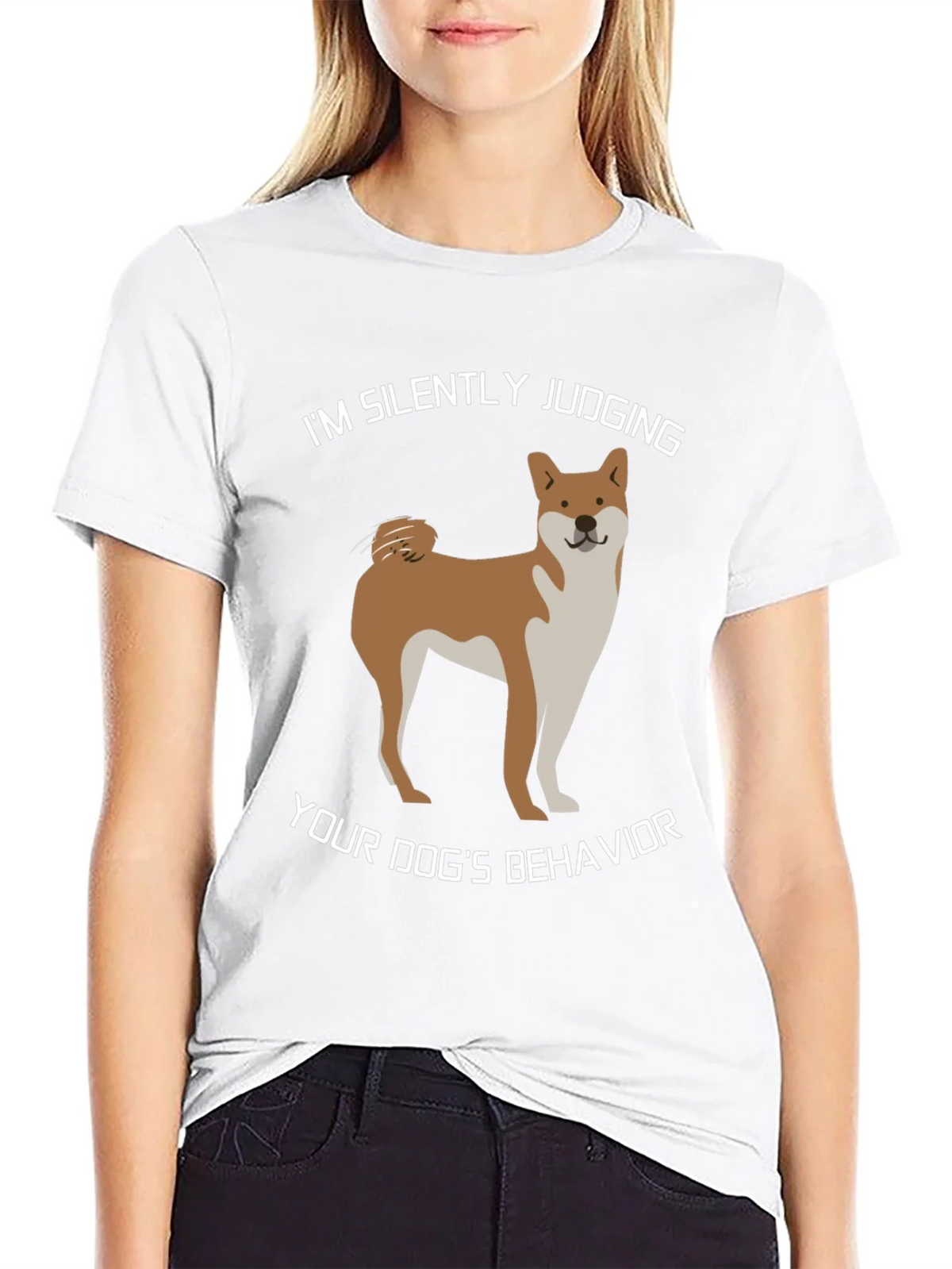 Dog Lover T-Shirt: Im Silently Judging product image 5