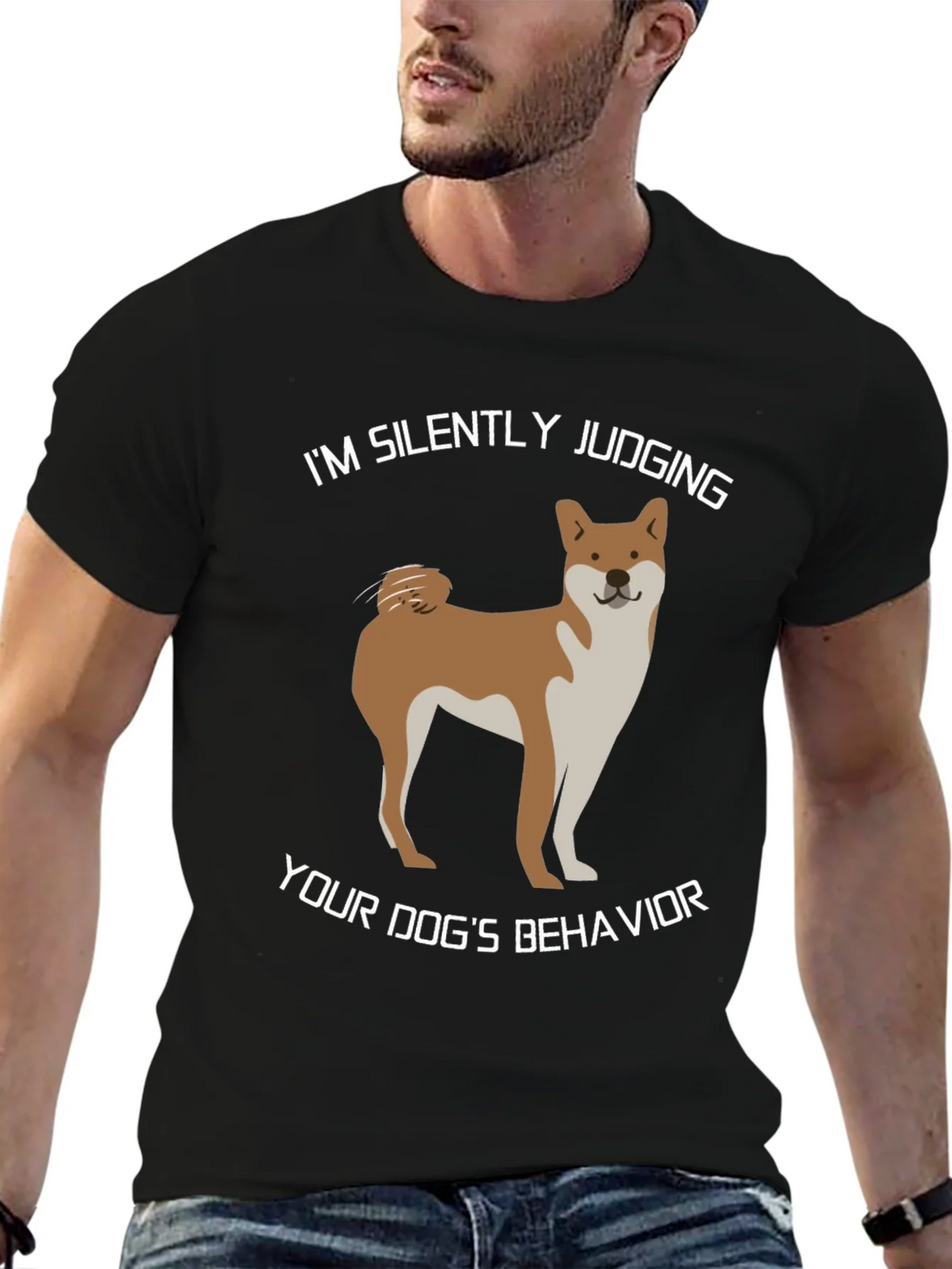 Dog Lover T-Shirt: Im Silently Judging product image 4