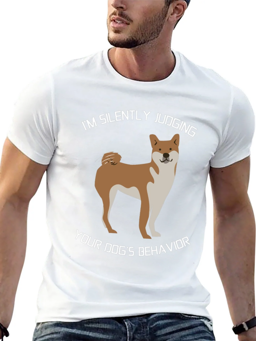 Dog Lover T-Shirt: Im Silently Judging product image 7
