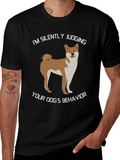 Dog Lover T-Shirt: Im Silently Judging product image 1