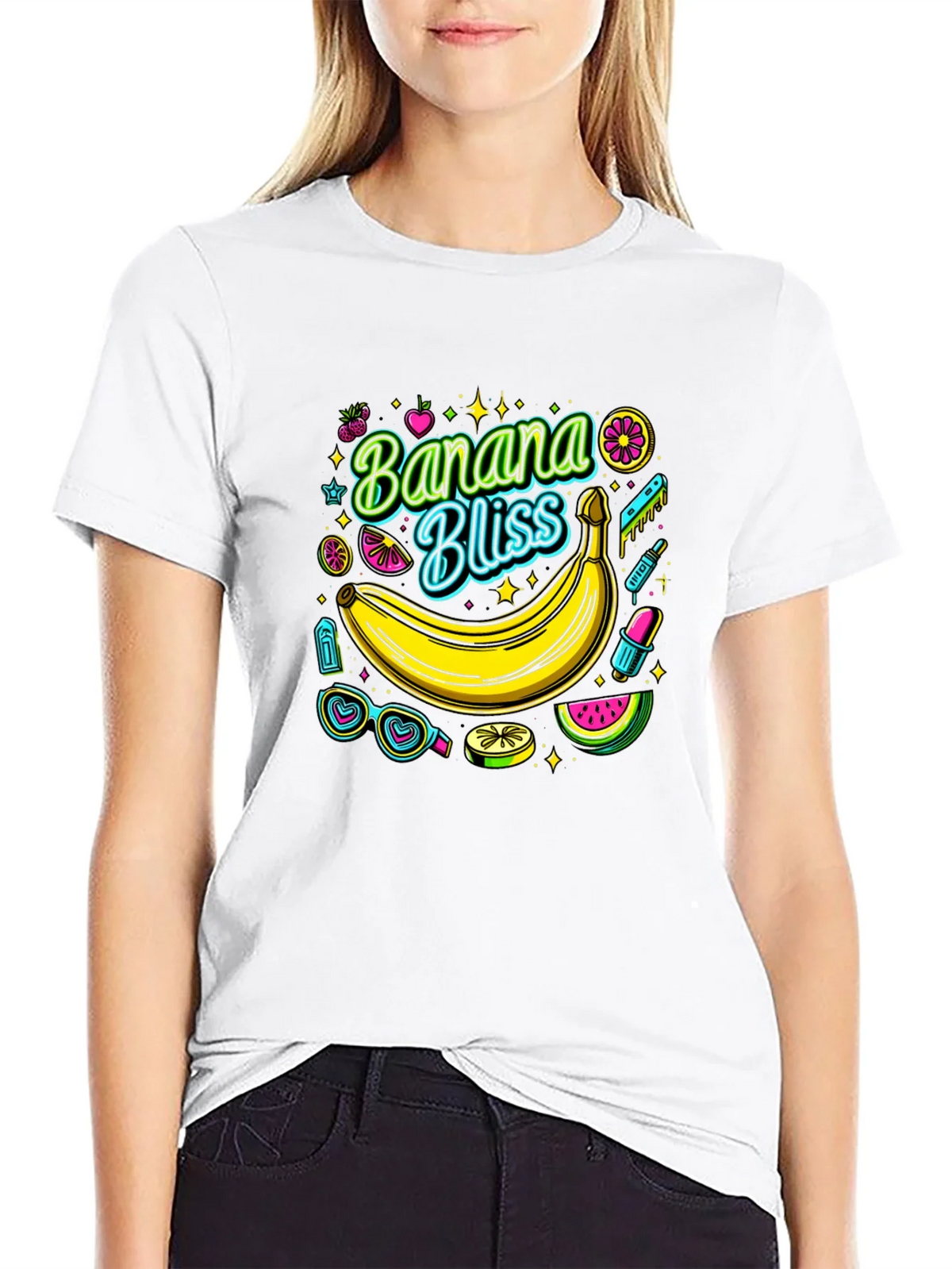 Banana Bliss Graphic Tee - Summer Vibes product image 8