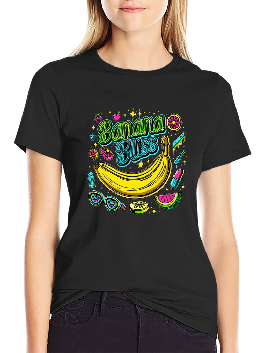 Banana Bliss Graphic Tee - Summer Vibes product image 2