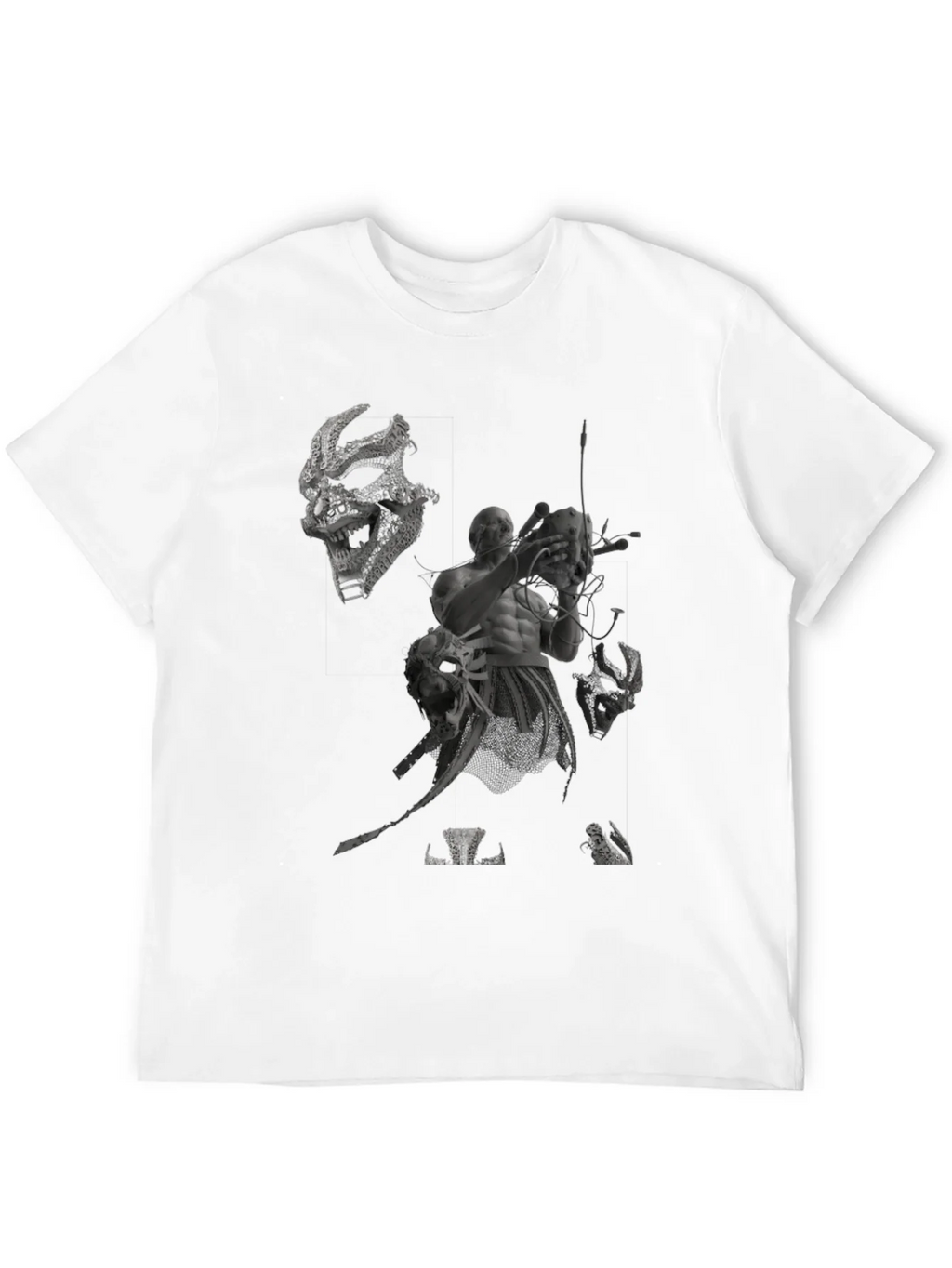 Mens Black Graphic Print Tee product image 11