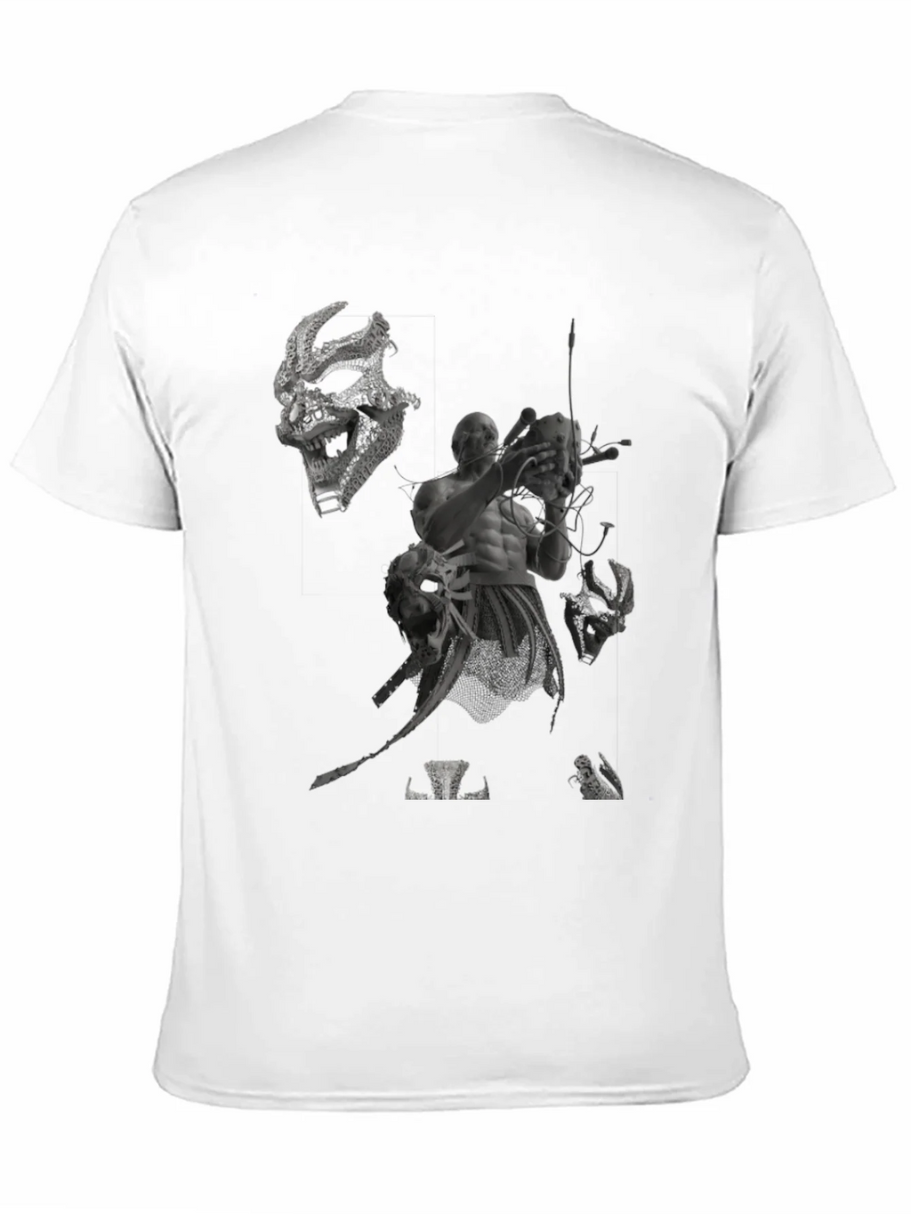 Mens Black Graphic Print Tee product image 10