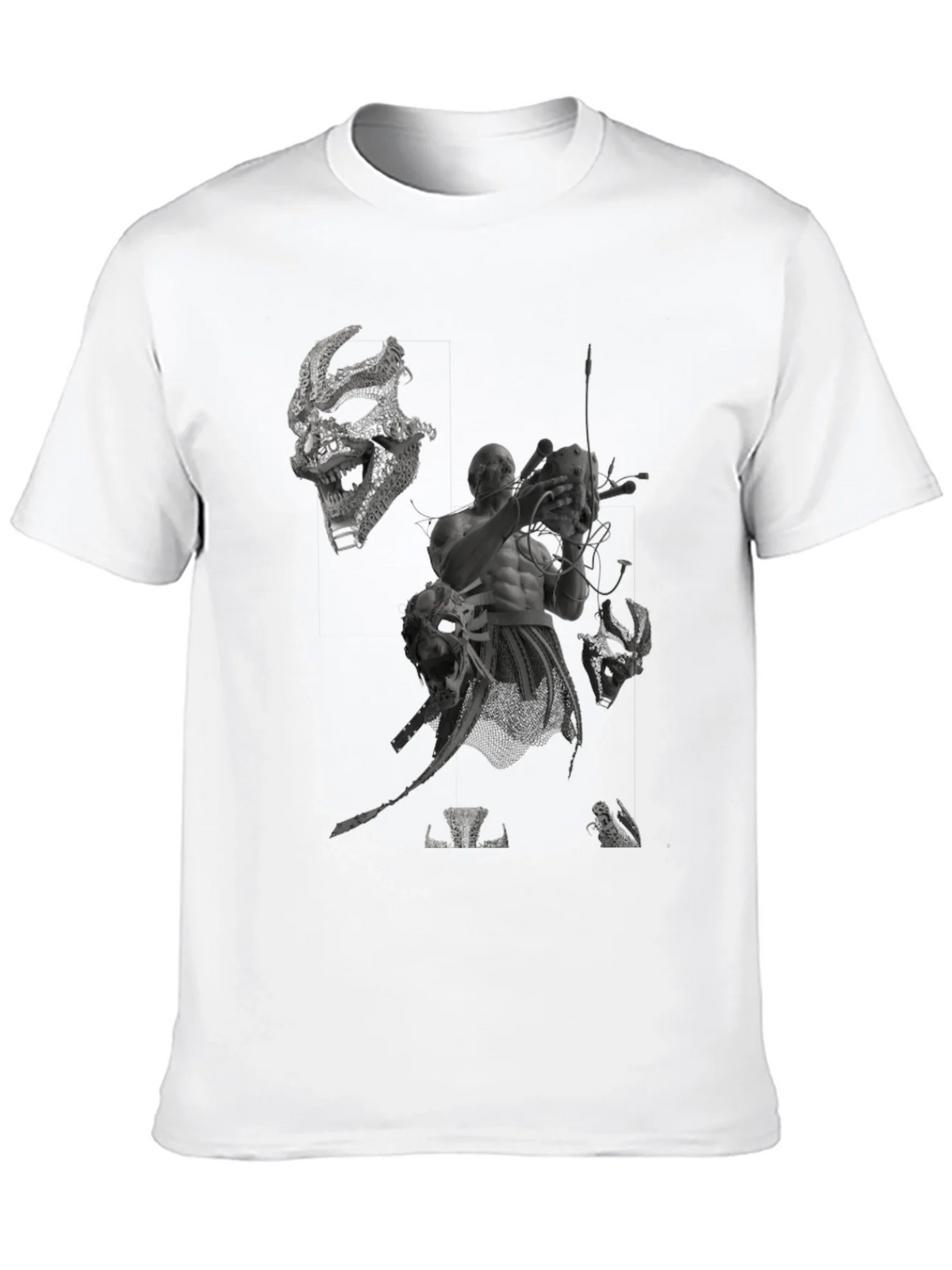 Mens Black Graphic Print Tee product image 9