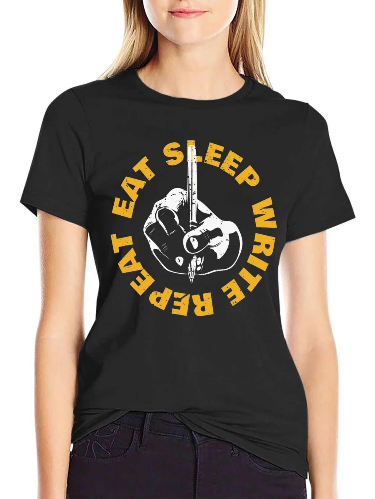 Eat Sleep Write Repeat T-Shirt product image 2