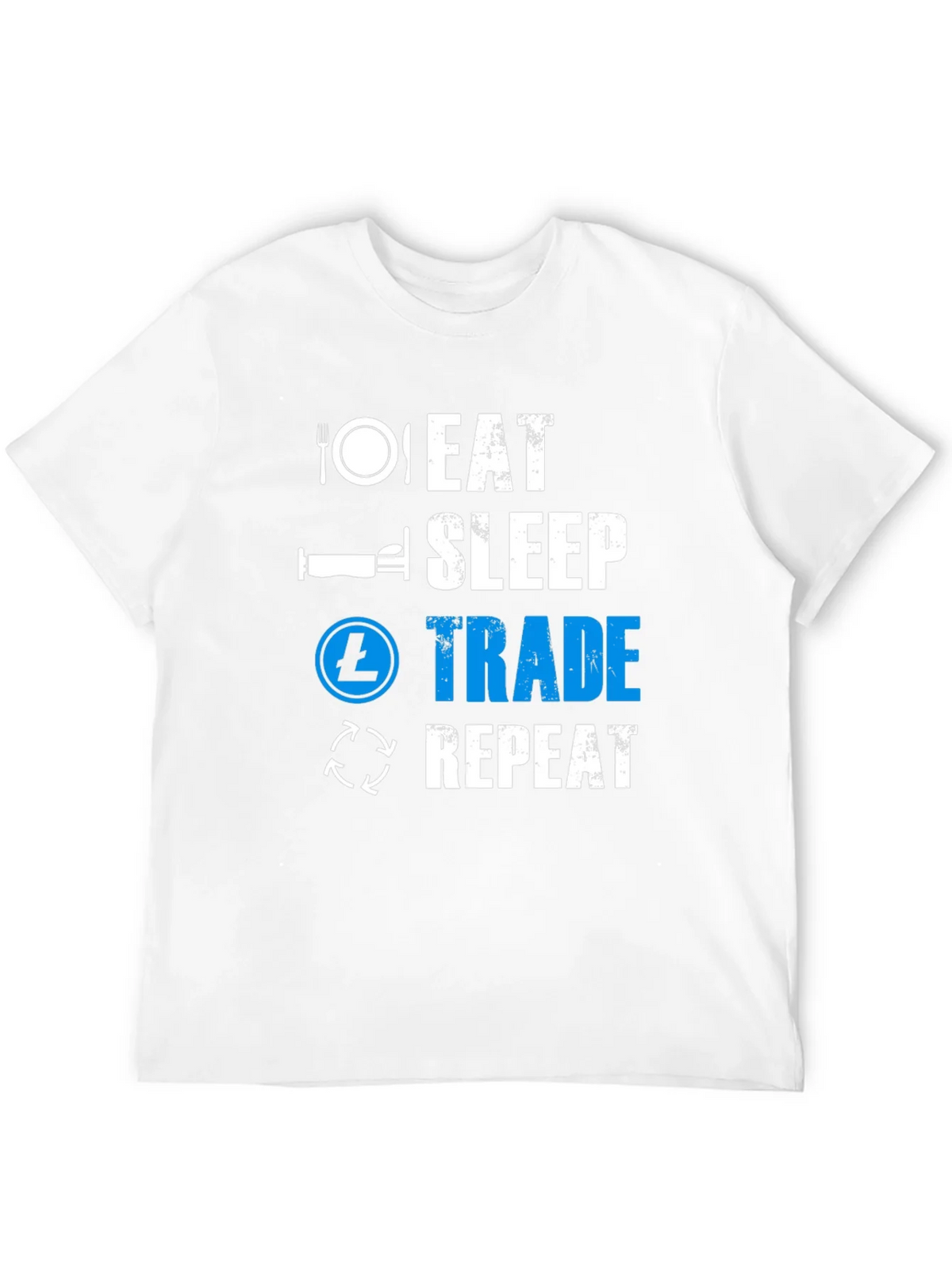 Eat Sleep Trade Repeat Black T-Shirt product image 10
