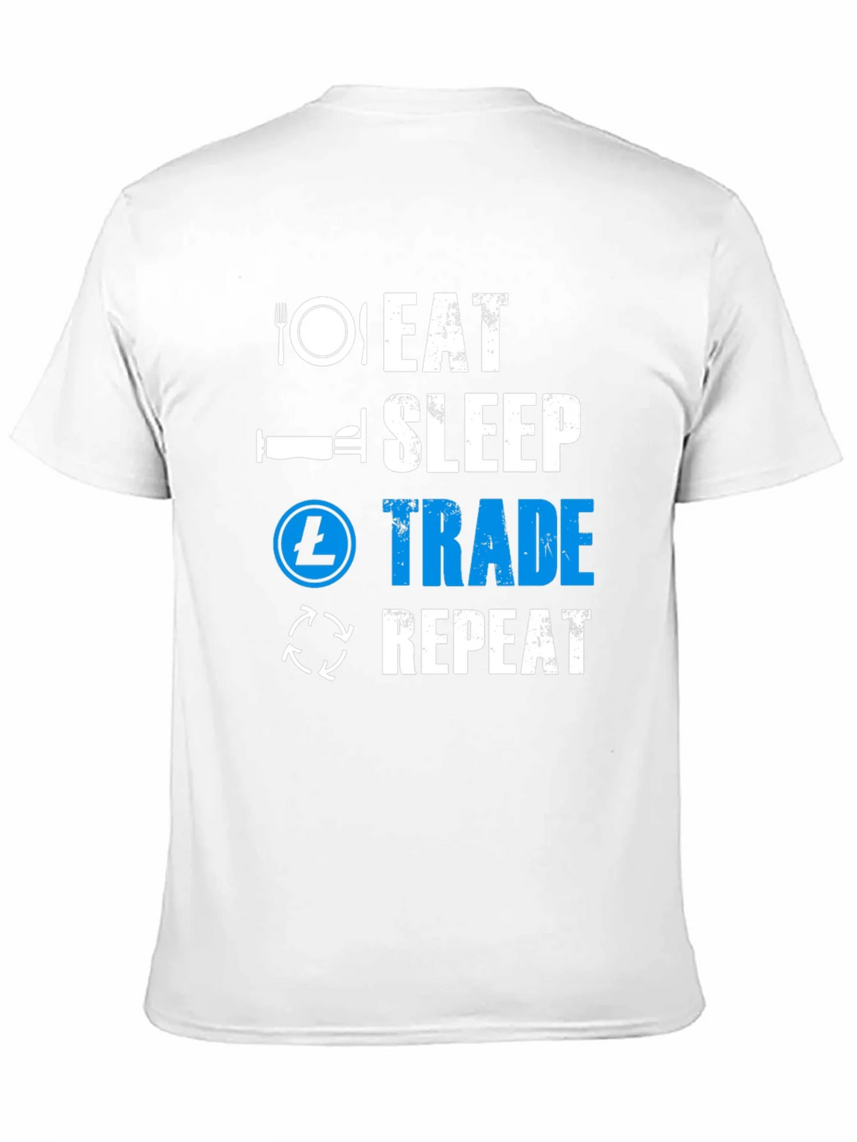 Eat Sleep Trade Repeat Black T-Shirt product image 9