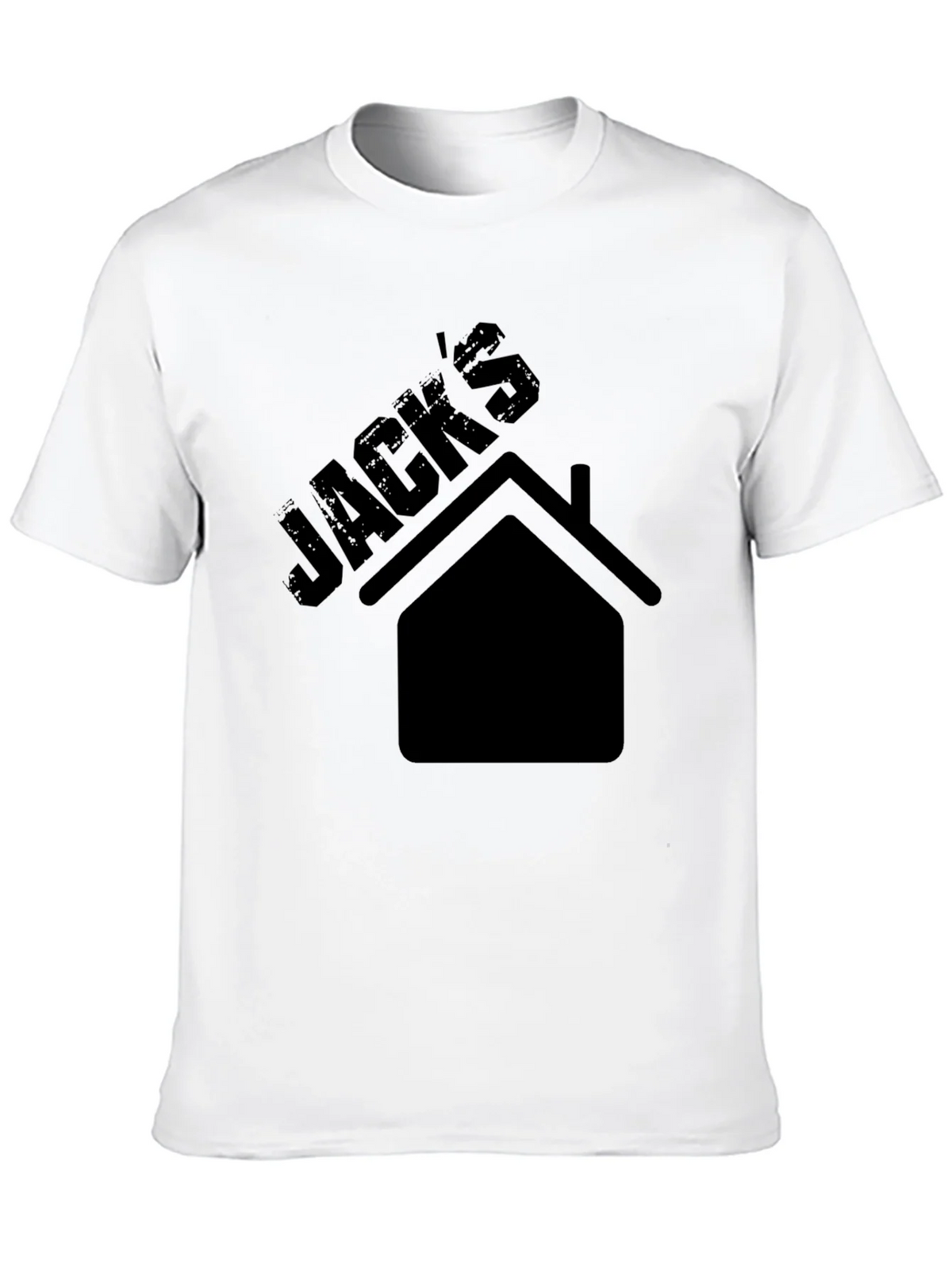 Jacks House Graphic Tee - Black Cotton Casual T-Shirt product image 9