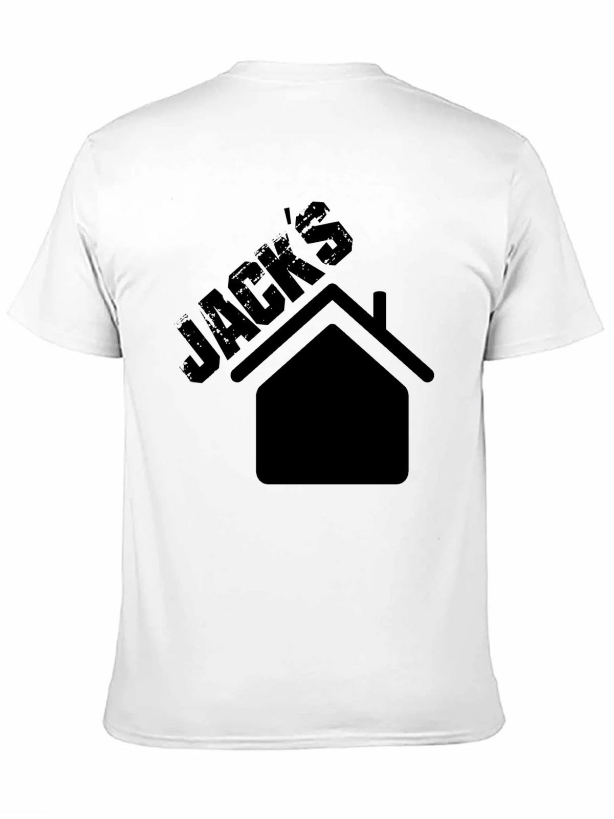 Jacks House Graphic Tee - Black Cotton Casual T-Shirt product image 10