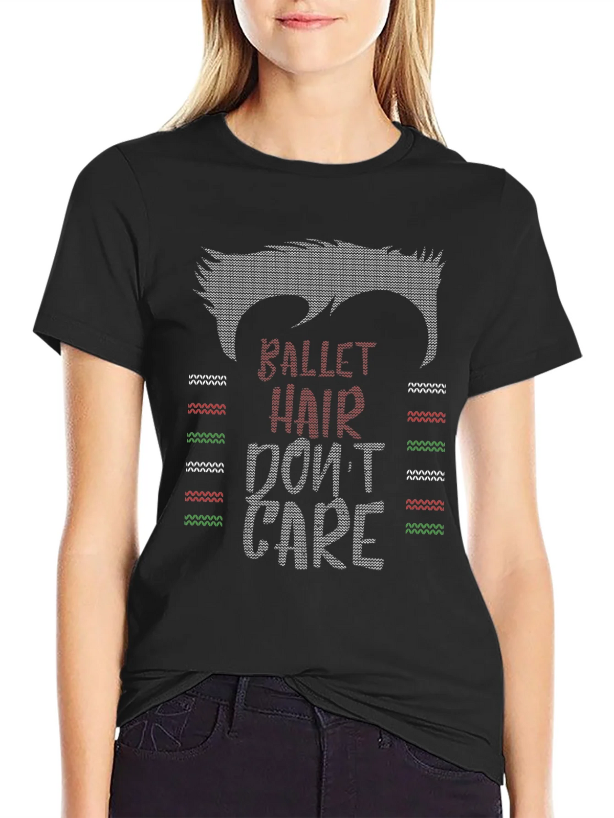 Ballet Hair Dont Care Graphic Tee product image 1