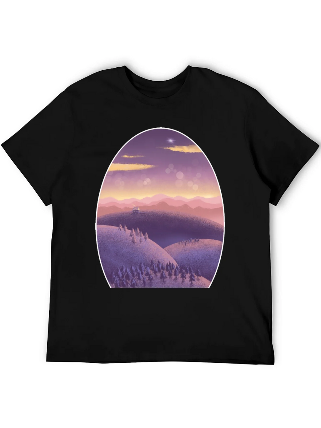 Artistic Landscape Graphic Tee product image 5