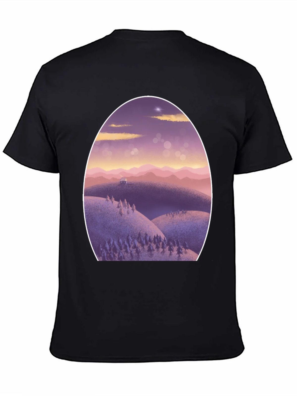 Artistic Landscape Graphic Tee product image 4