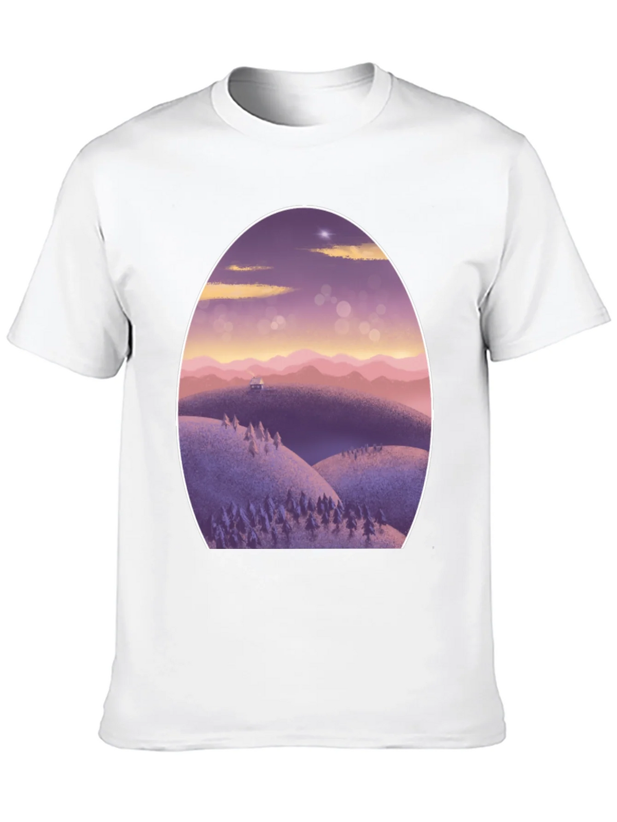 Artistic Landscape Graphic Tee product image 9