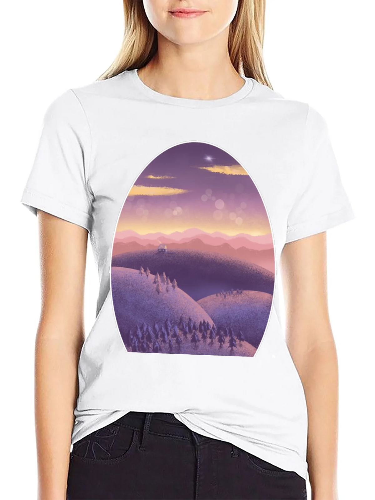 Artistic Landscape Graphic Tee product image 8