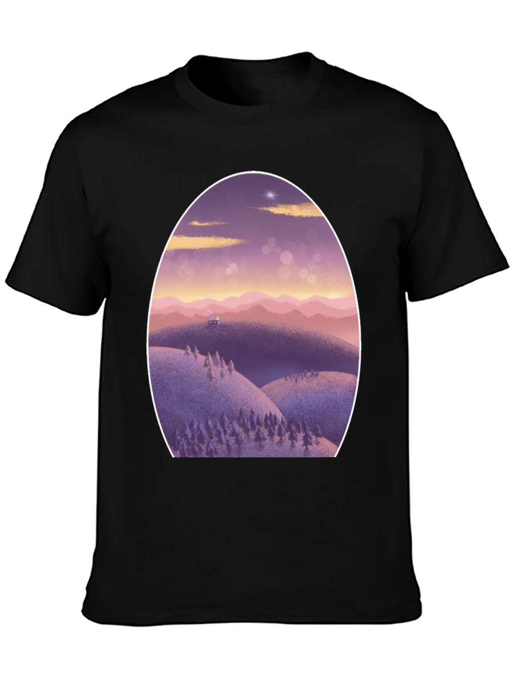 Artistic Landscape Graphic Tee product image 3