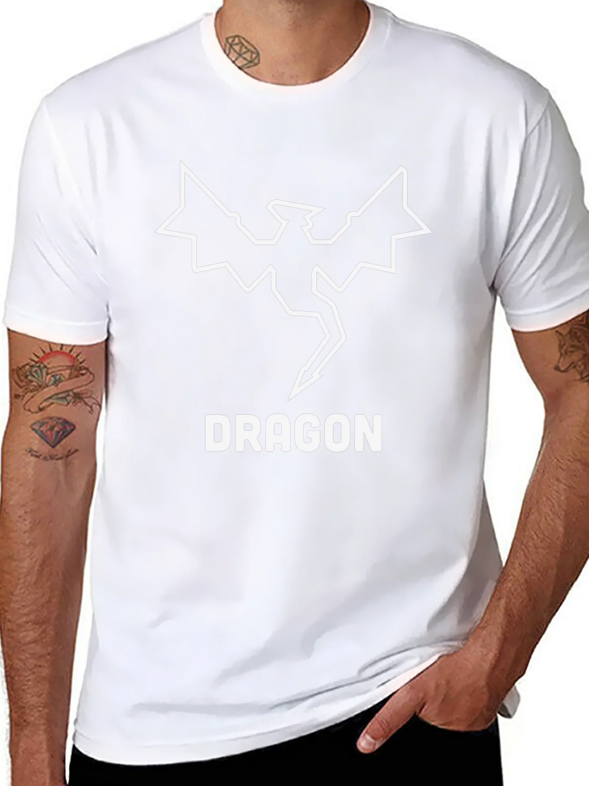 Dragon Graphic T-Shirt - Cool & Casual Black Tee product image 7