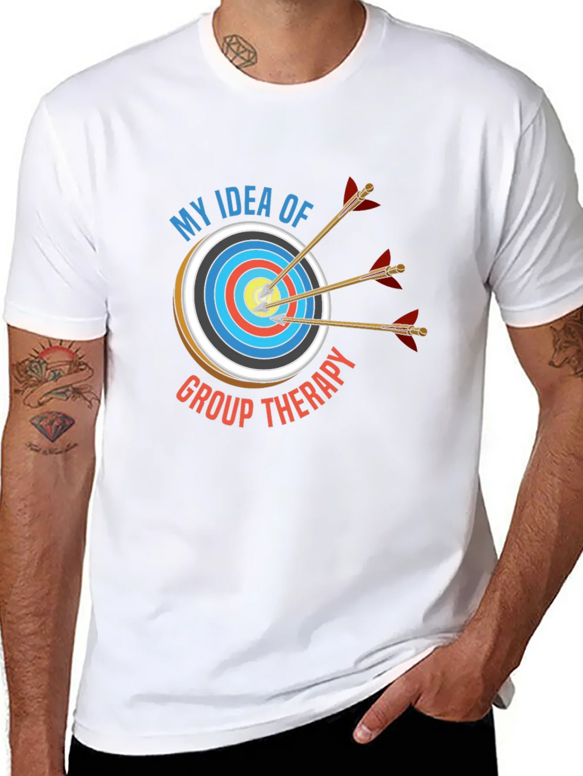 Archery Group Therapy T-Shirt - Black Cotton Tee product image 7