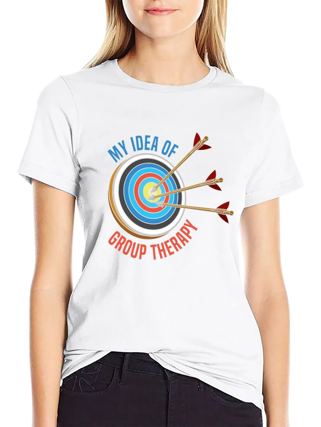 Archery Group Therapy T-Shirt - Black Cotton Tee product image 8