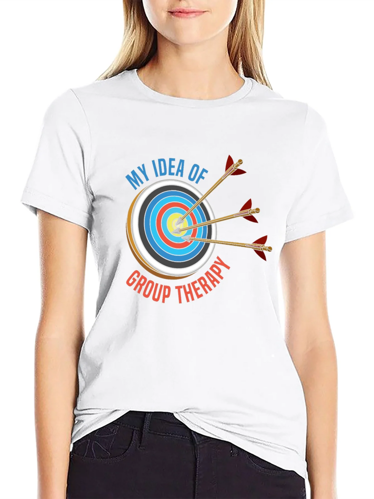 Archery Group Therapy T-Shirt - Black Cotton Tee product image 8