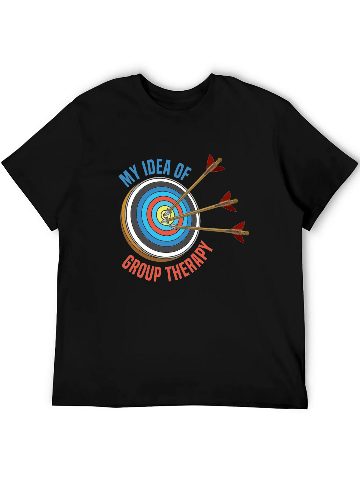 Archery Group Therapy T-Shirt - Black Cotton Tee product image 5