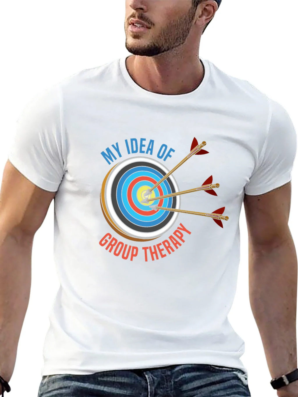Archery Group Therapy T-Shirt - Black Cotton Tee product image 12