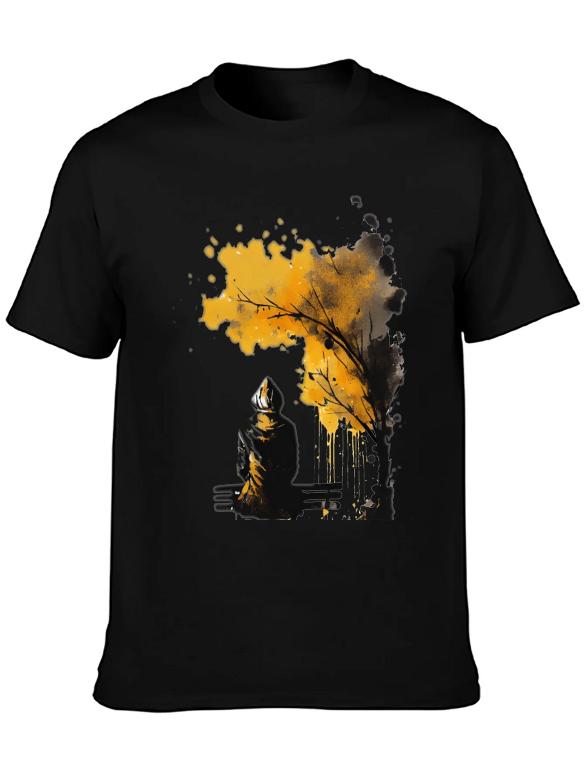 Abstract Tree Graphic Tee - Modern Art Shirt product image 2