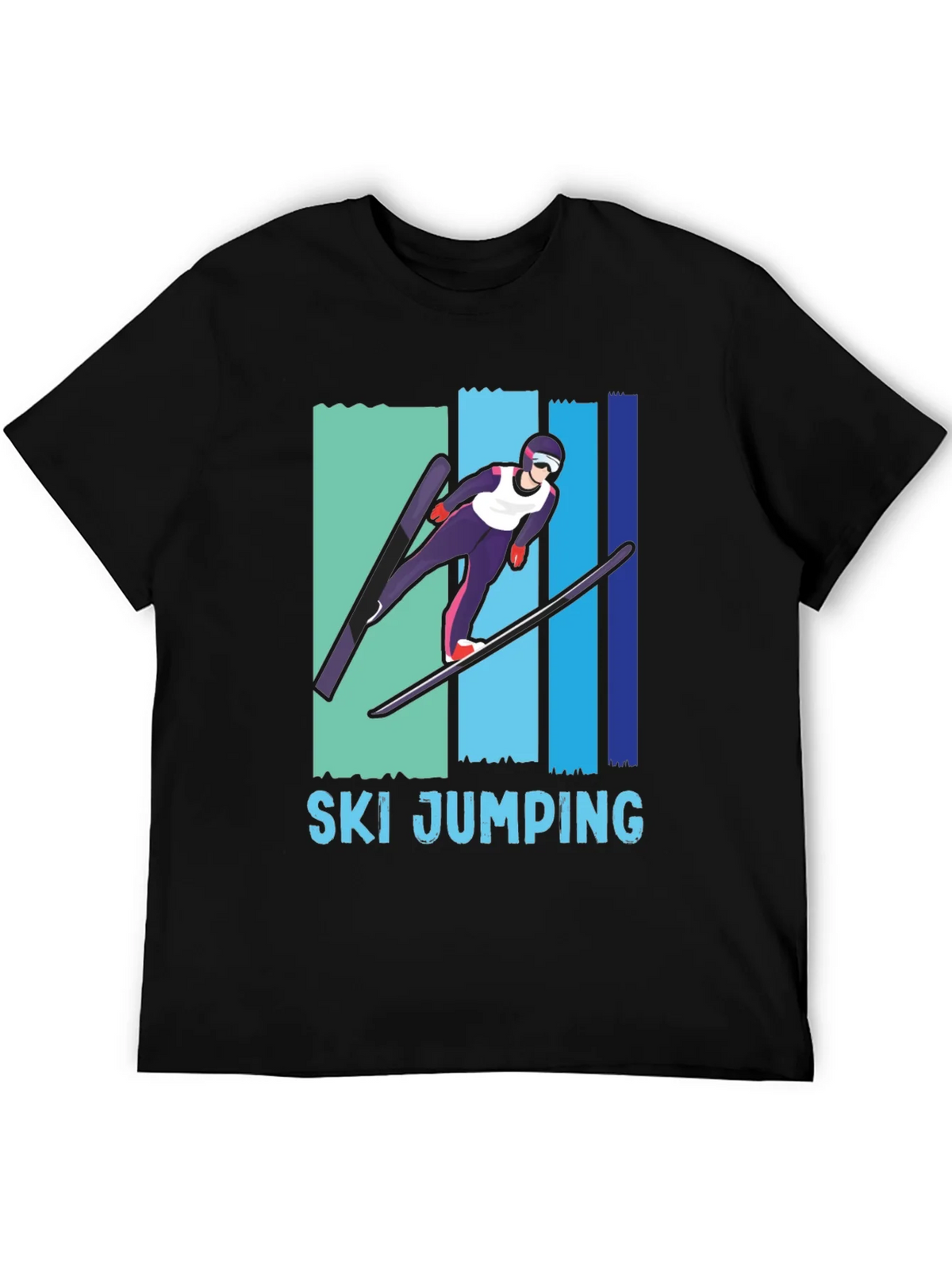 Ski Jumping T-Shirt - Unique Sport Graphic Tee product image 5