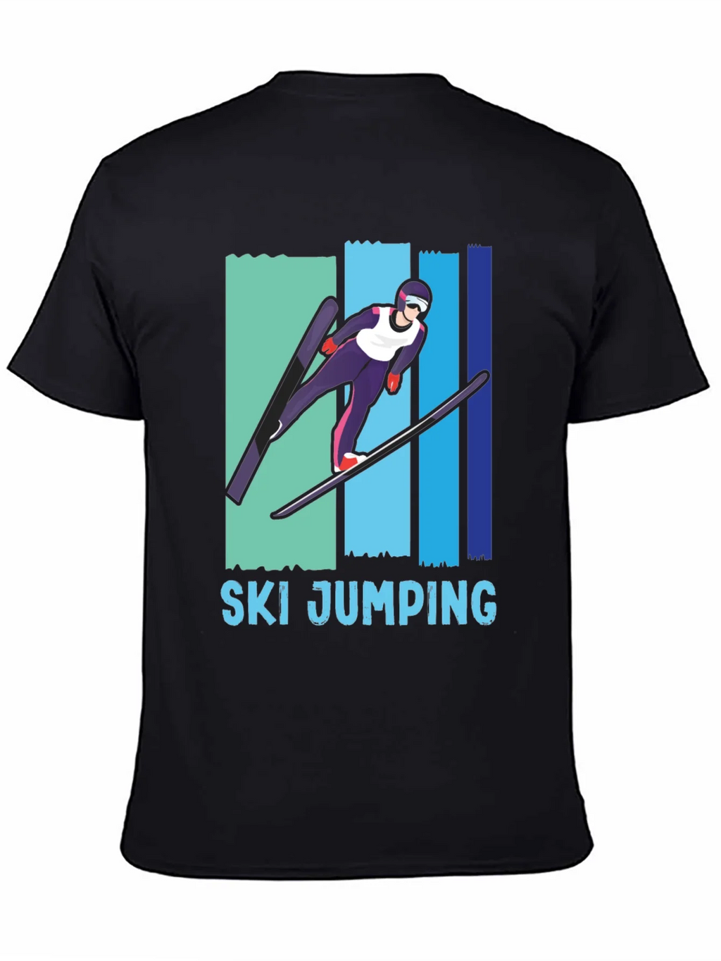 Ski Jumping T-Shirt - Unique Sport Graphic Tee product image 4