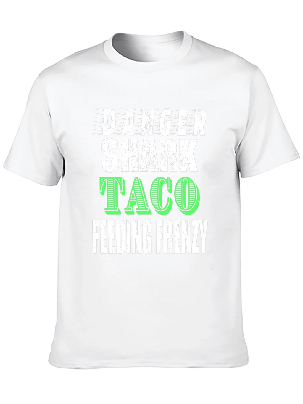 Danger Shark Taco Feeding Frenzy Graphic T-Shirt product image 4