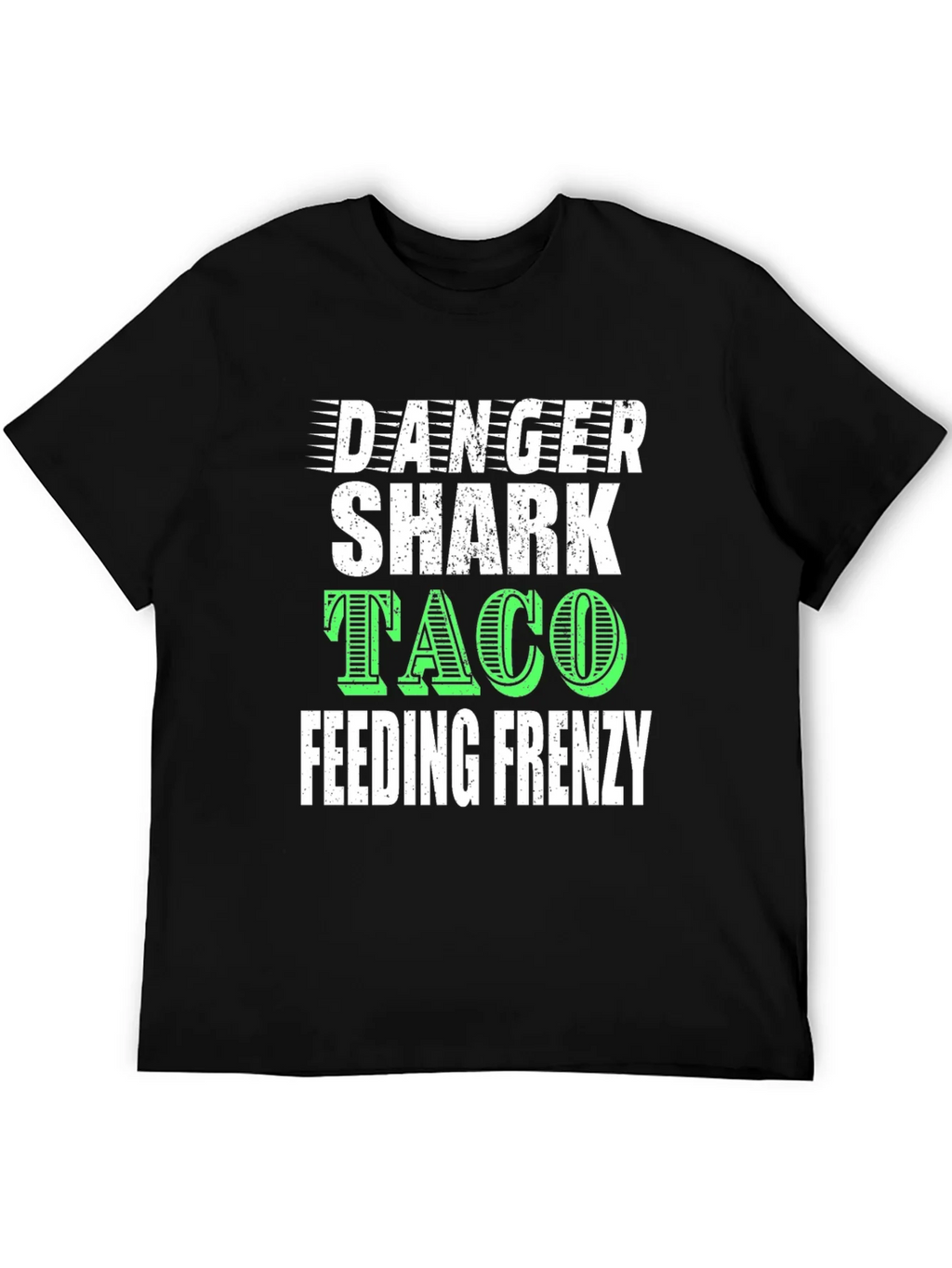 Danger Shark Taco Feeding Frenzy Graphic T-Shirt product image 3