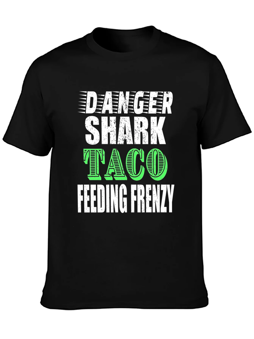 Danger Shark Taco Feeding Frenzy Graphic T-Shirt product image 2