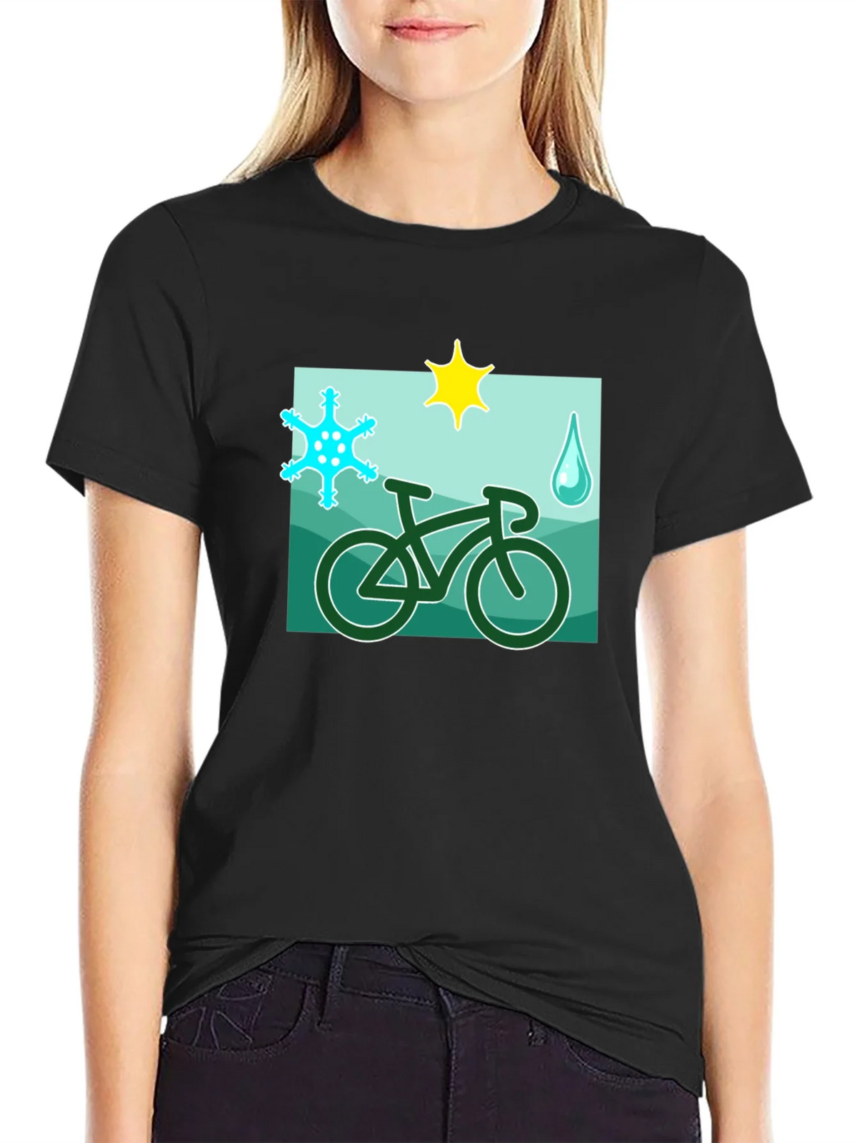Weather Cycling T-Shirt - Ride in Any Condition! product image 2