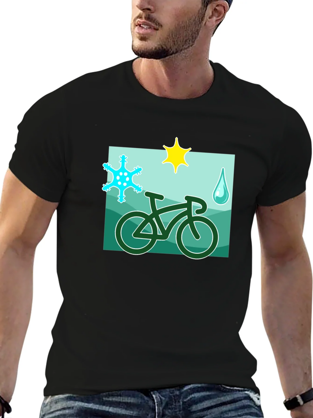Weather Cycling T-Shirt - Ride in Any Condition! product image 4