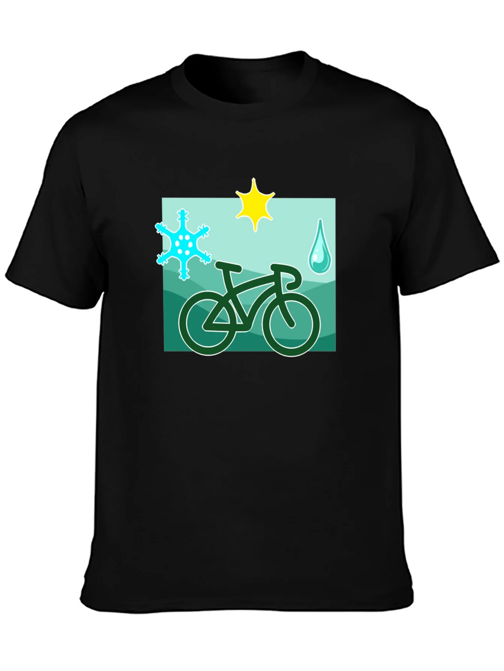 Weather Cycling T-Shirt - Ride in Any Condition! product image 3