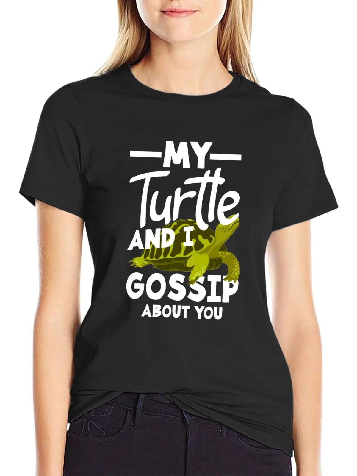 My Turtle and I Gossip About You T-Shirt product image 2