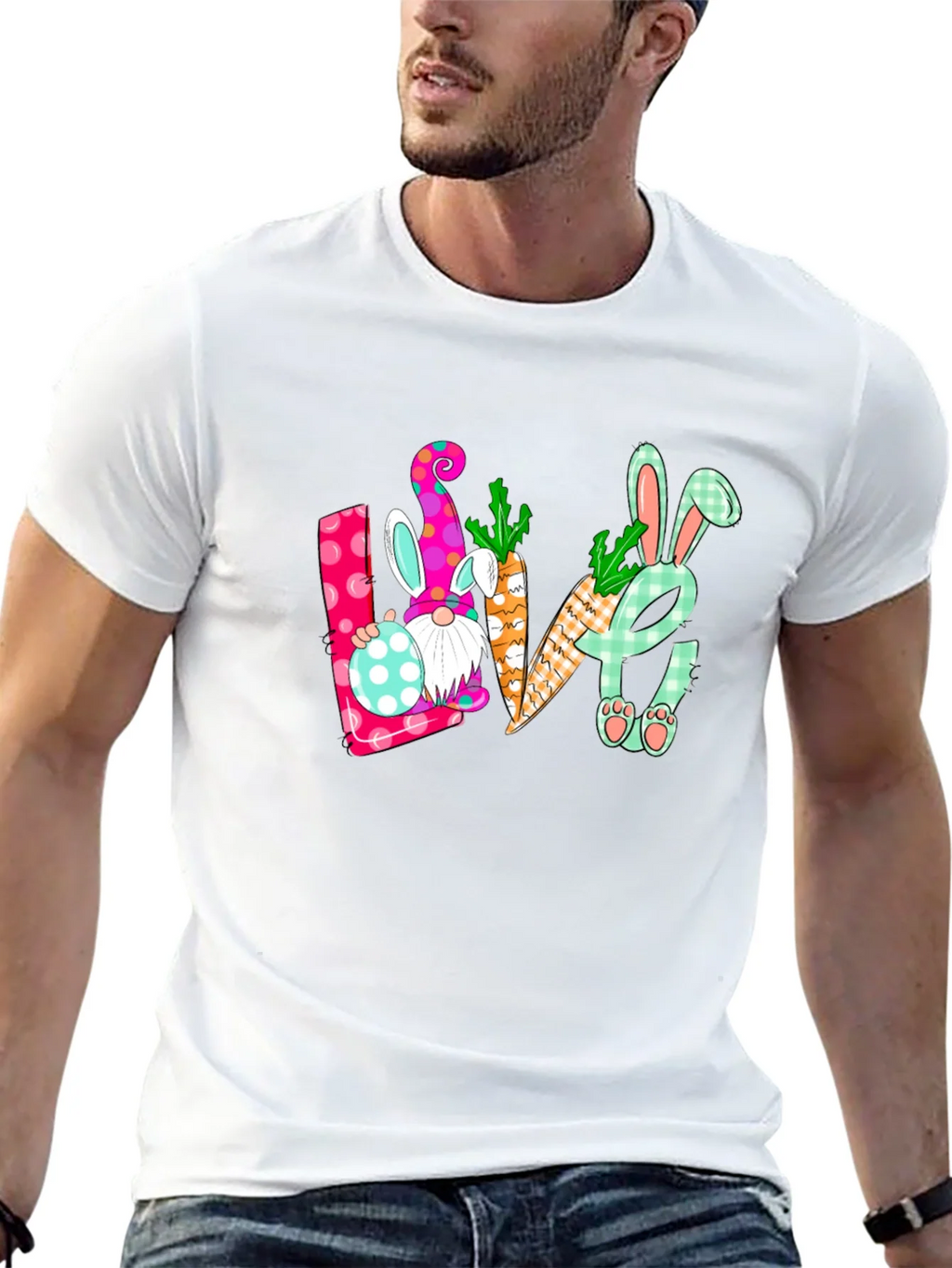 Easter Gnome Love T-Shirt product image 4