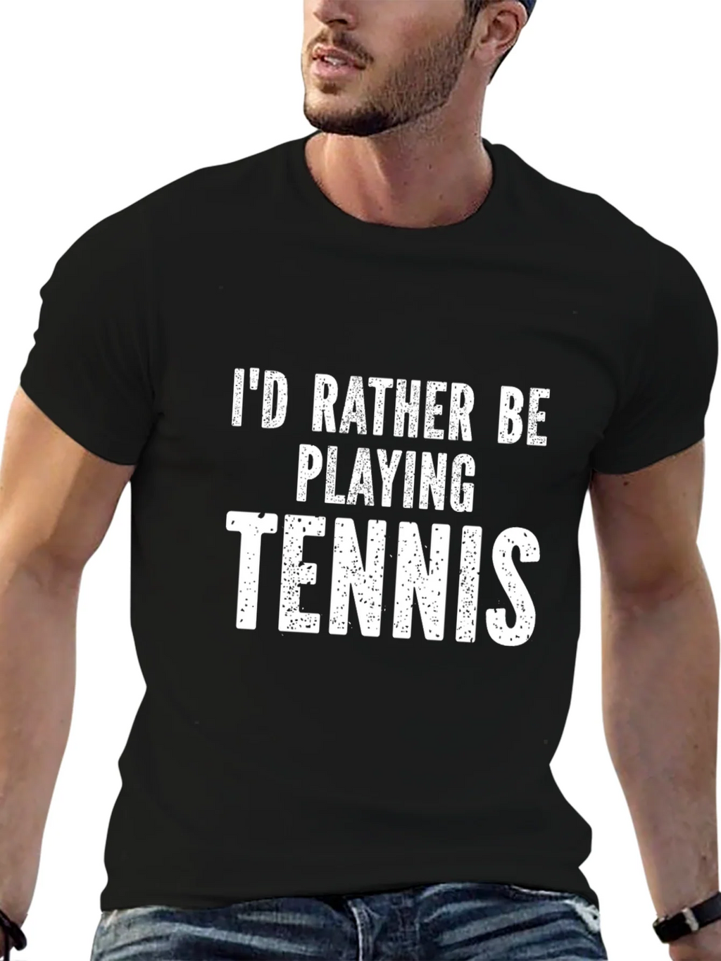 Id Rather Be Playing Tennis Graphic Tee product image 6