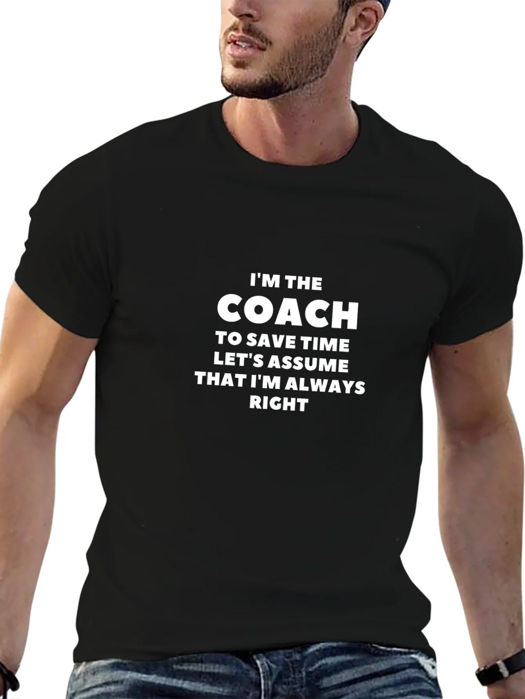 Im The Coach T-Shirt Funny Sarcastic Gift product image 5