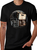 Vintage Bottles T-Shirt - Unique Graphic Tee product image 1