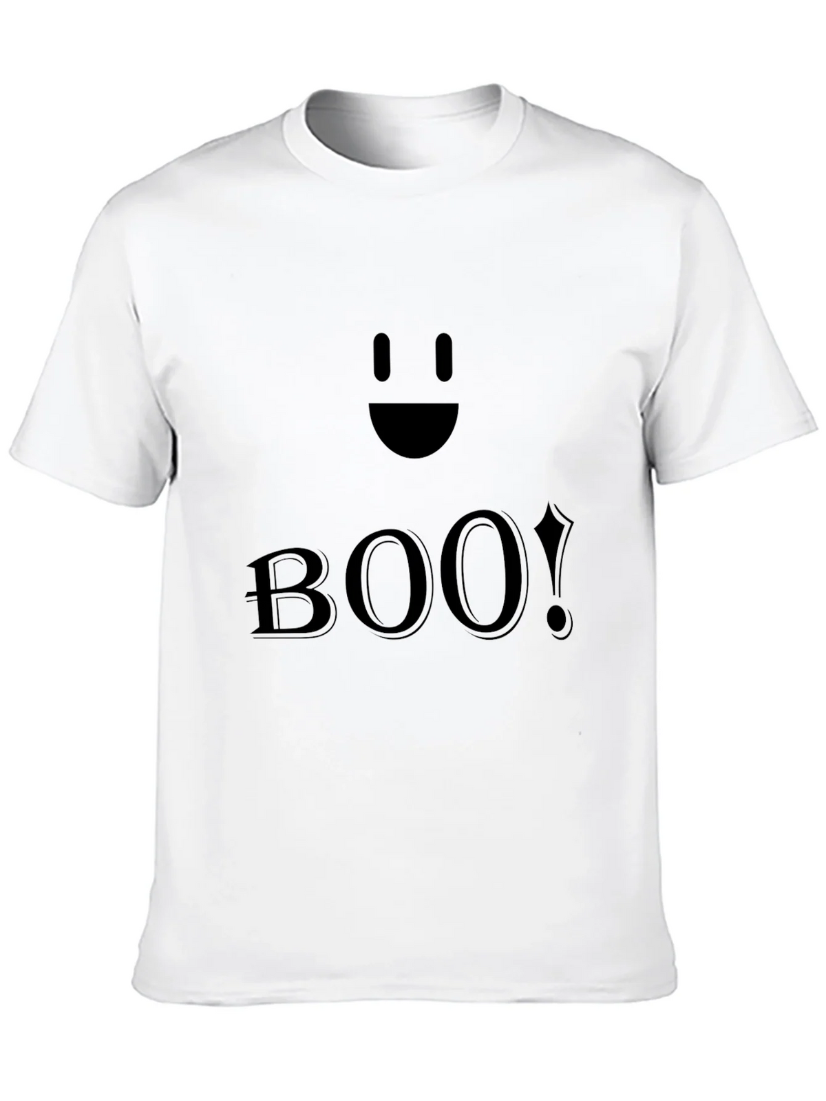 Boo! Black Halloween T-Shirt - Spooky Season Apparel product image 9