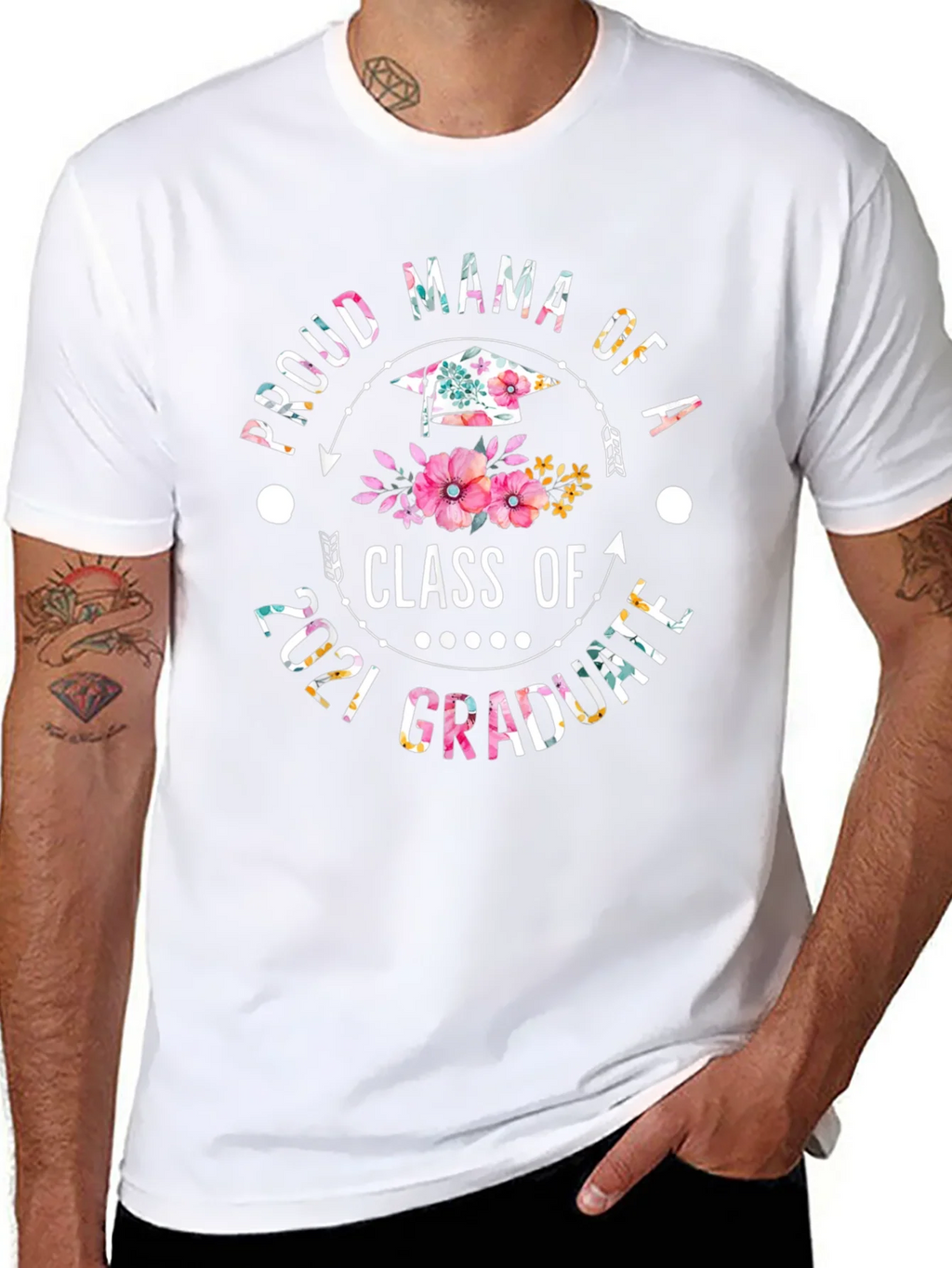 Proud Mama Class of 2021 Graduate T-Shirt product image 4
