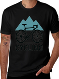 Cycling Mountain Graphic T-Shirt product image 1