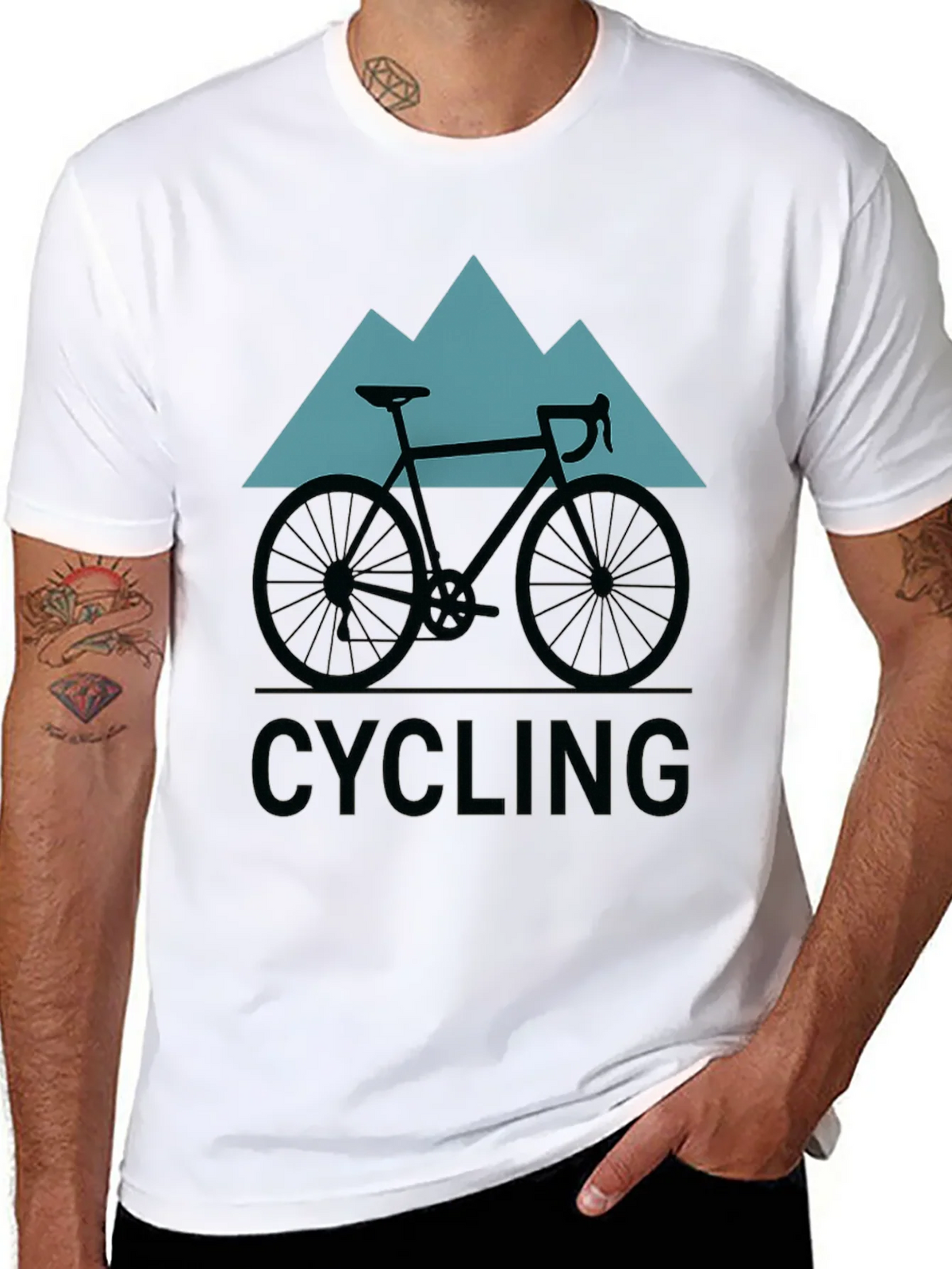 Cycling Mountain Graphic T-Shirt product image 7