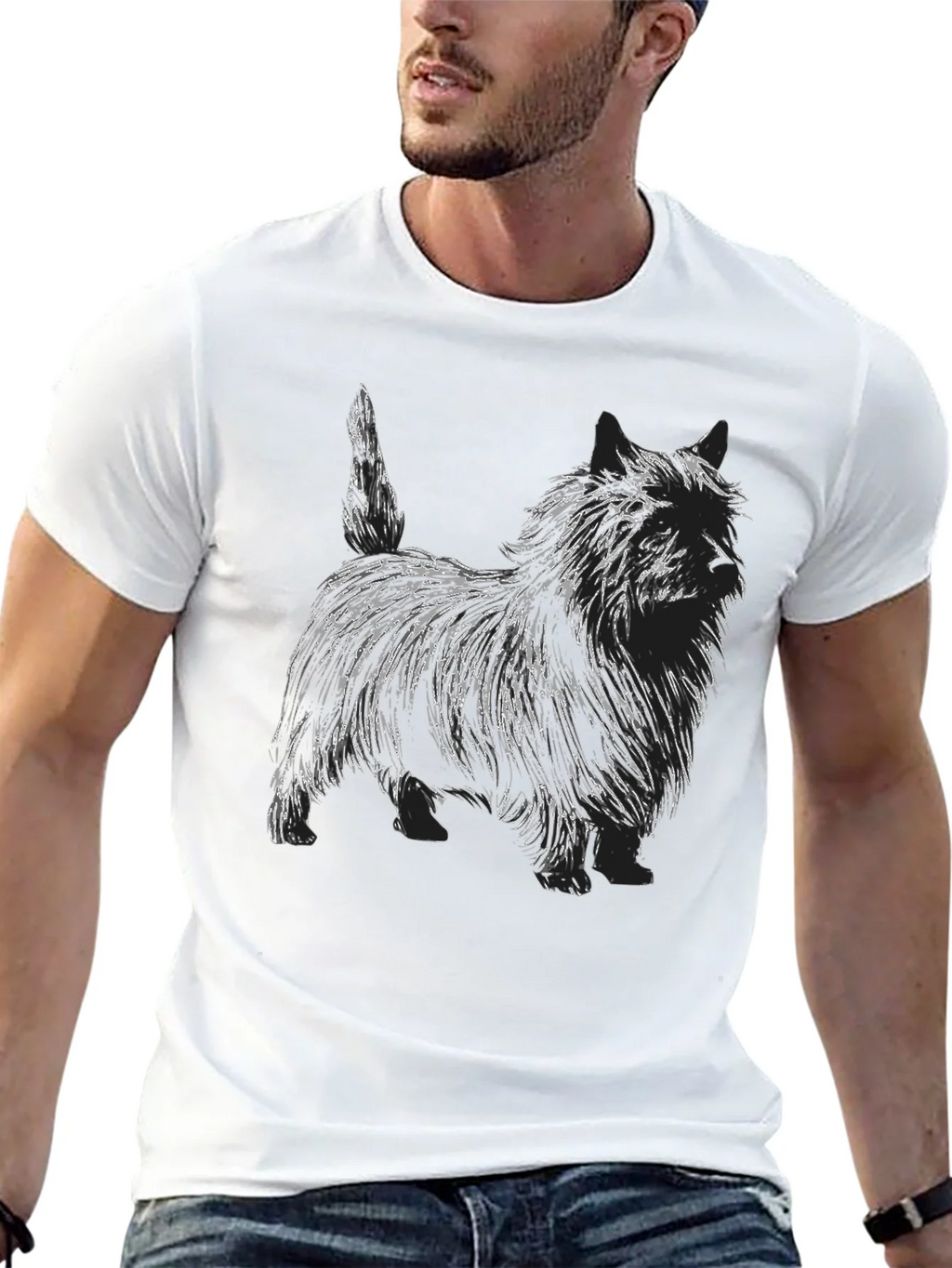 Dog Sketch Graphic T-Shirt - Unisex product image 12