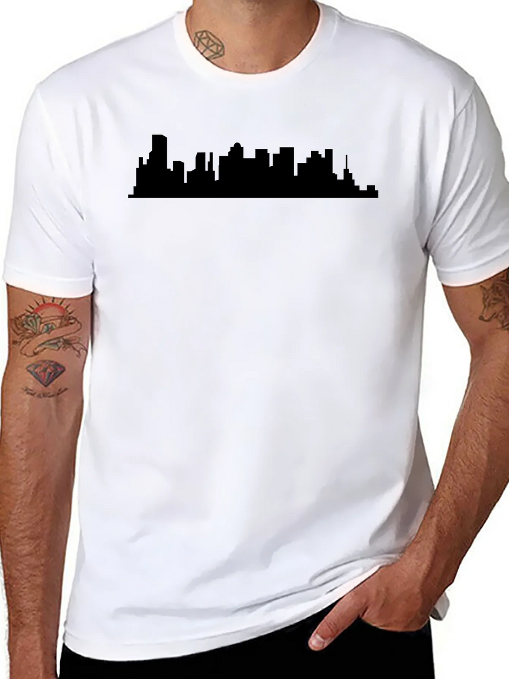 Cityscape Silhouette T-Shirt - Urban Style Tee product image 7