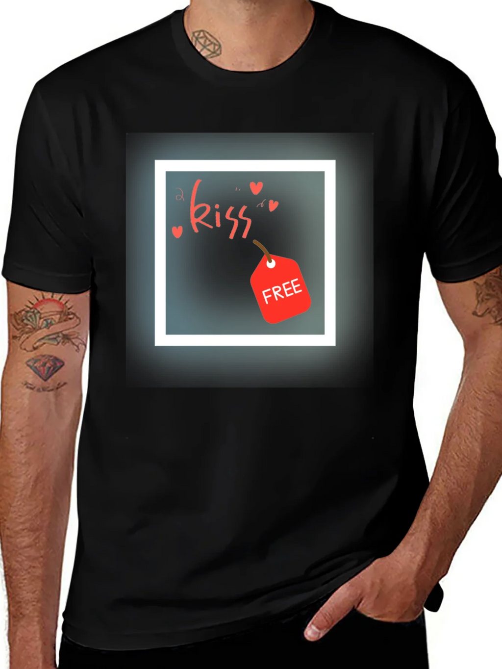 Kiss Offer Graphic Tee product image 1