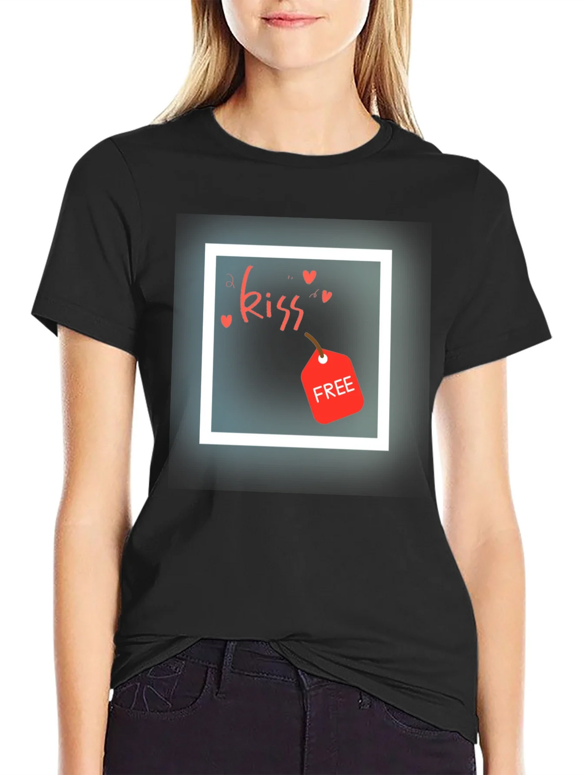 Kiss Offer Graphic Tee product image 2