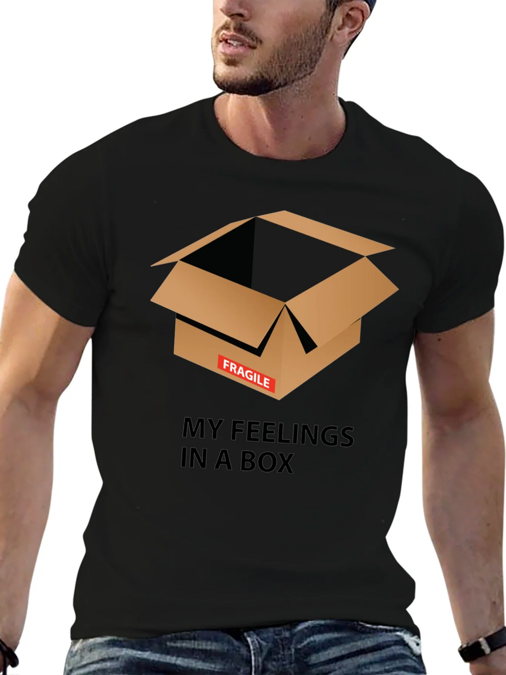 Fragile Feelings Box Graphic Tee - Unisex product image 6